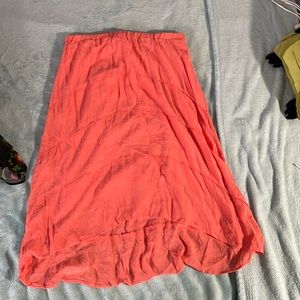 Cute beach midi skirt by West Port size XL with belt loops